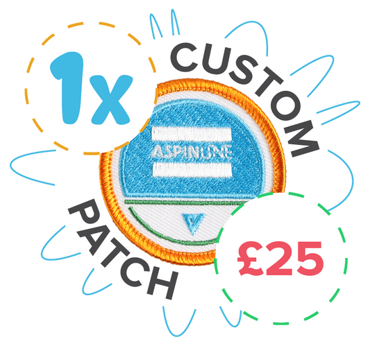 1 x Custom Made Embroidered Patch