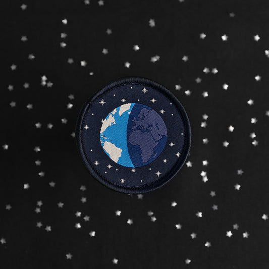 Earth in Space Woven Patch