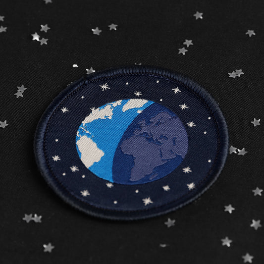Earth in Space Woven Patch