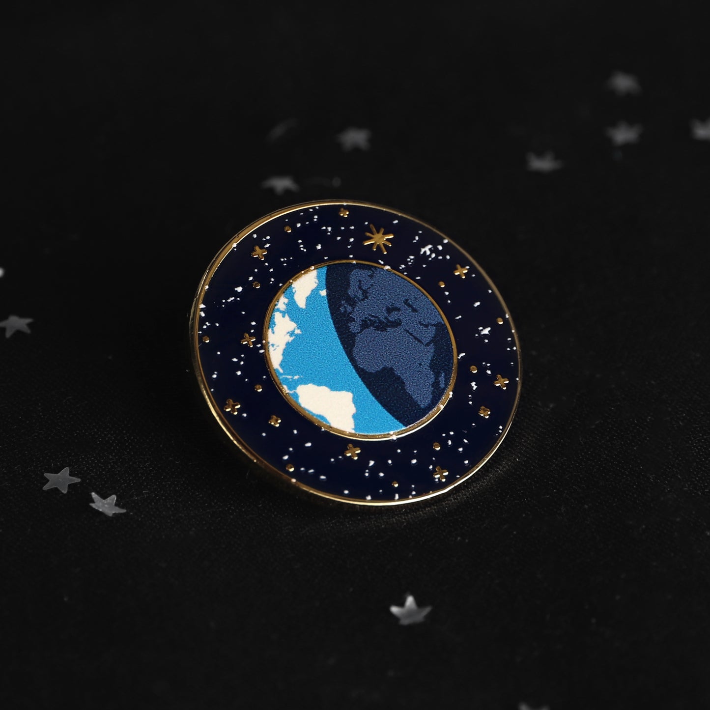 Earth in Space Pin Badge