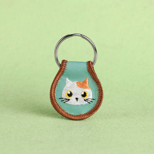 Cat Patch Keyring