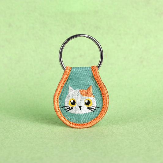 Cat Patch Keyring