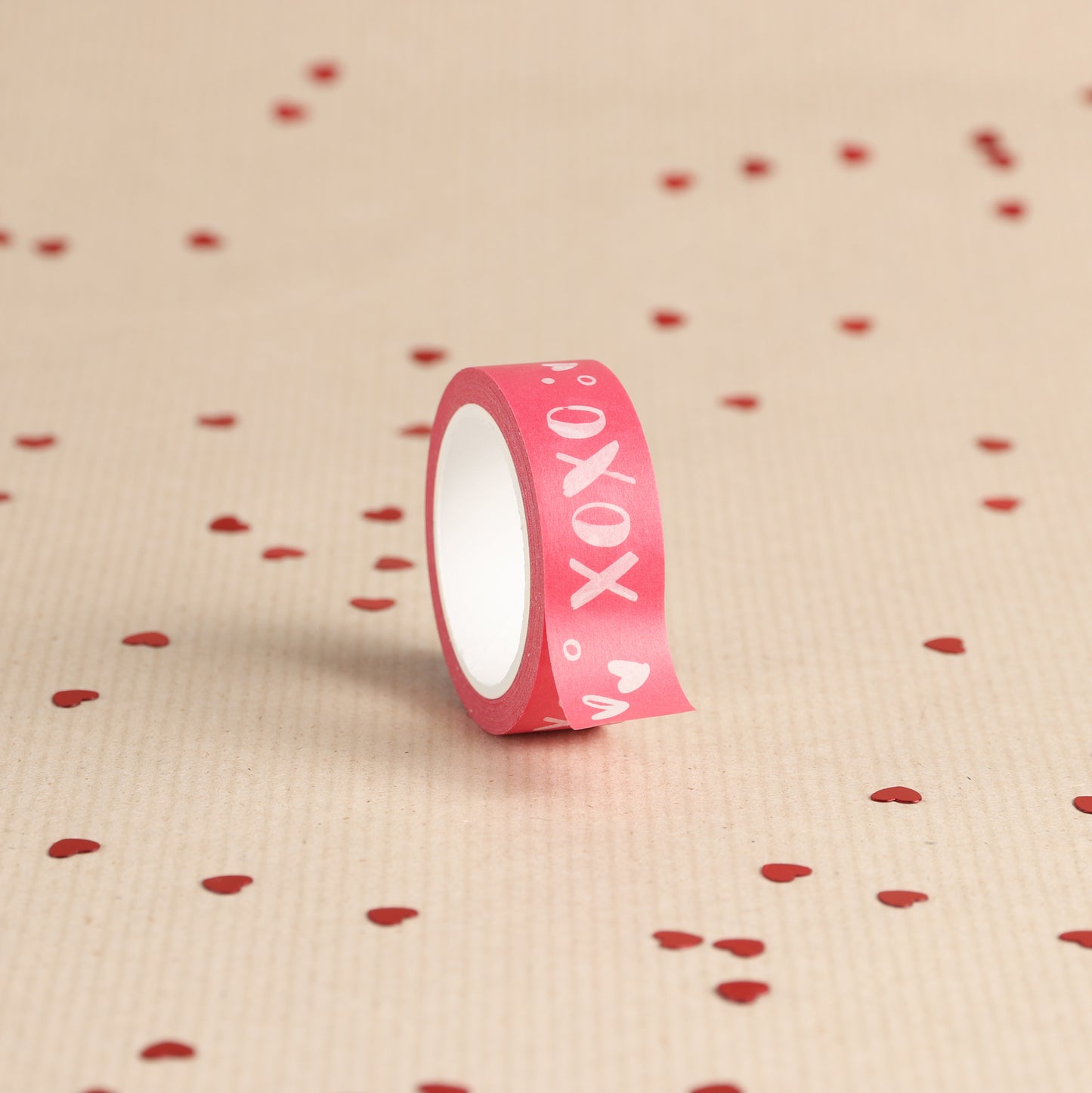 Valentines Love Hearts & XOXO Washi Tape, Pack of 2