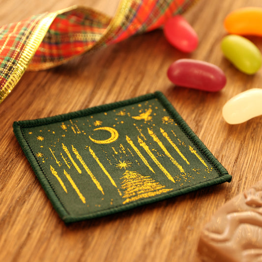 Wizard's Christmas Woven Patch