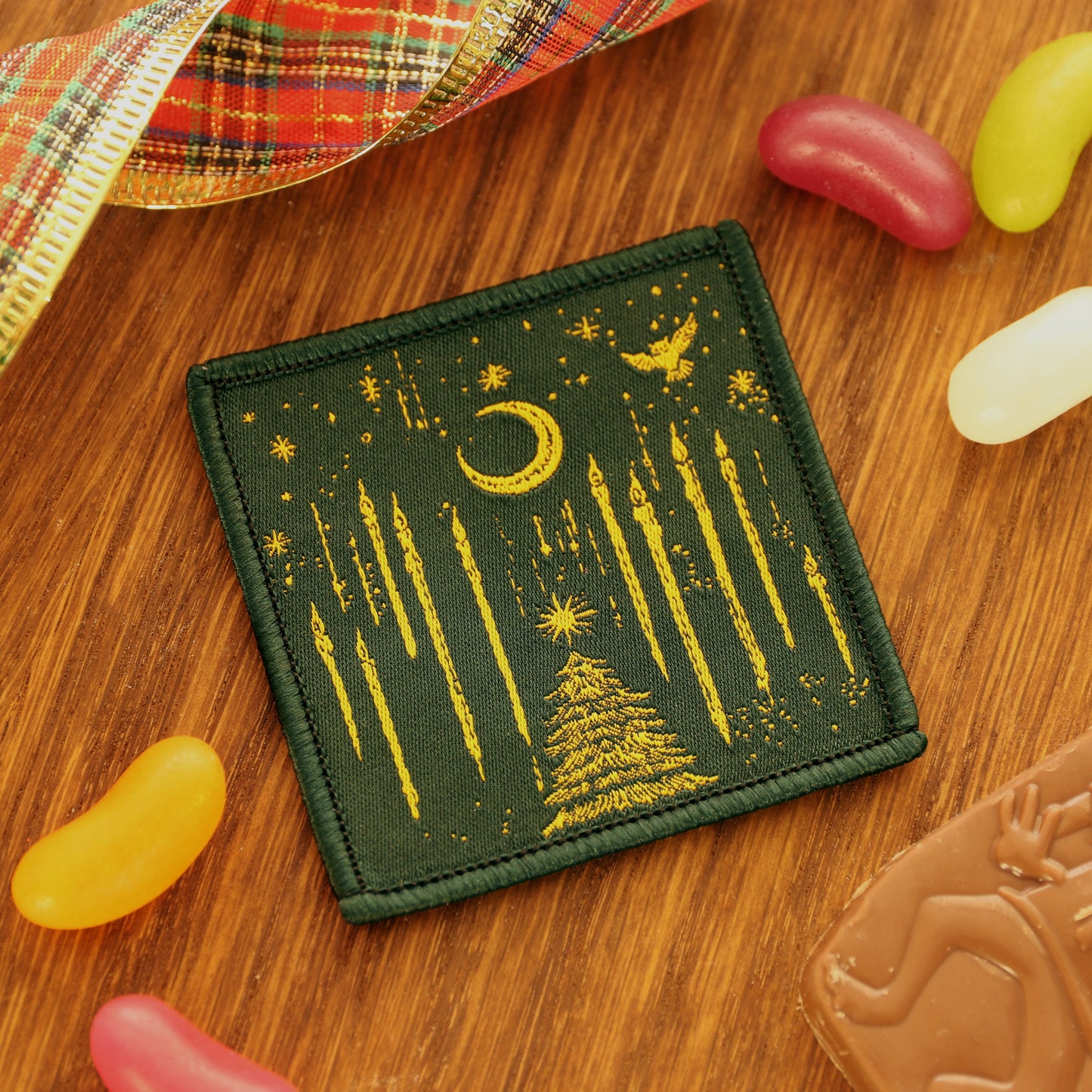 Wizard's Christmas Woven Patch