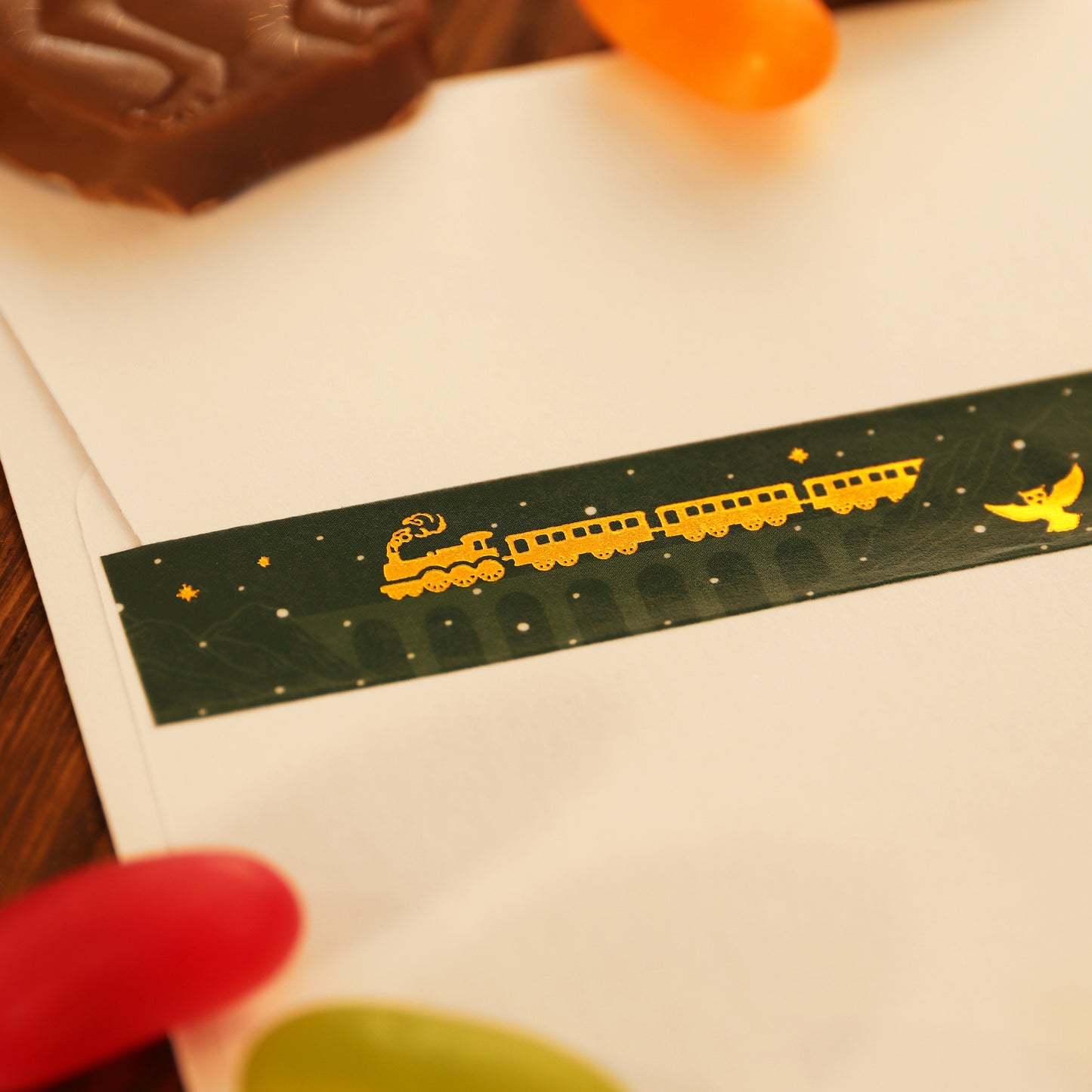 Magical Highland Train Washi Tape – A Journey of Enchantment, Pack of 2
