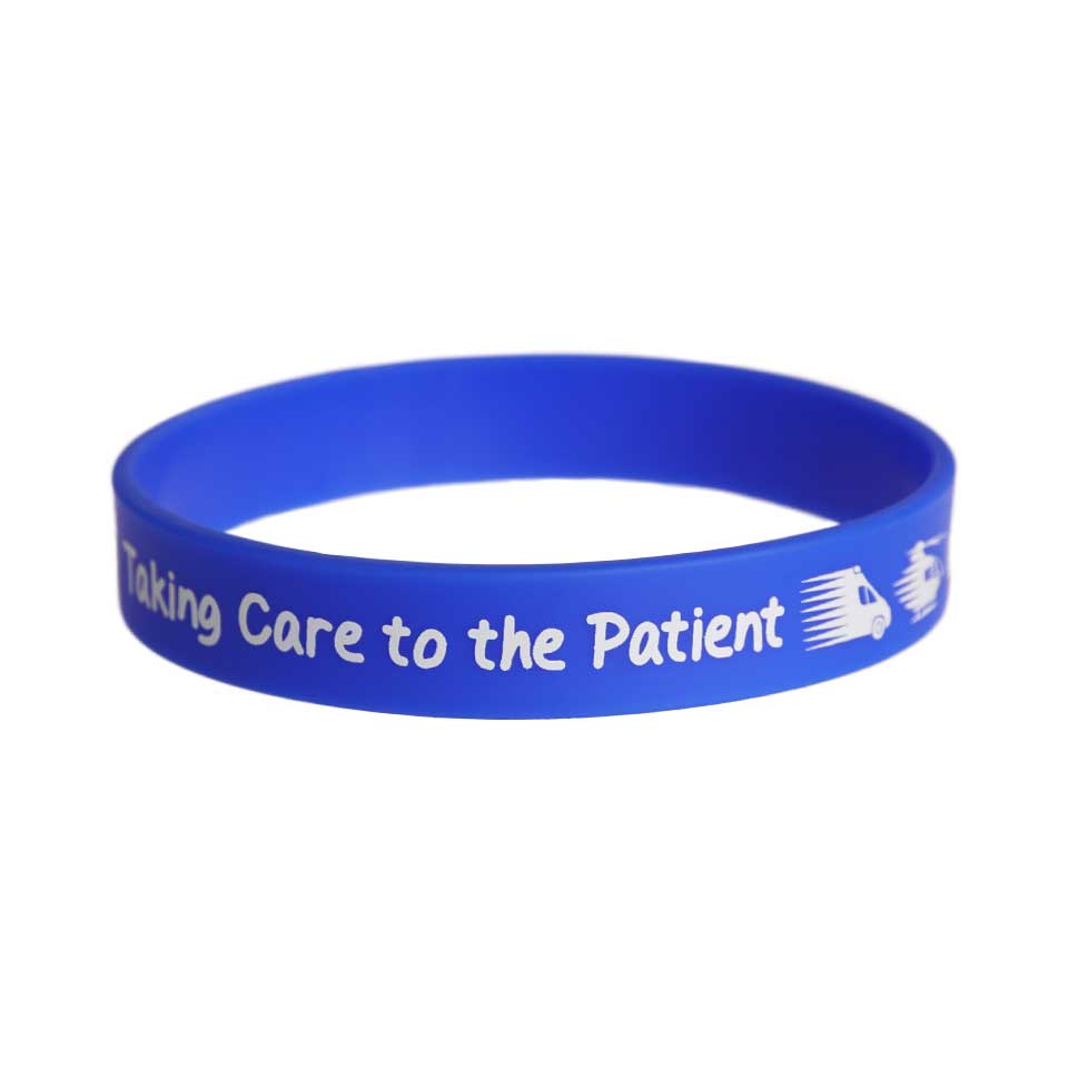 100 x Custom Silicone Wristbands