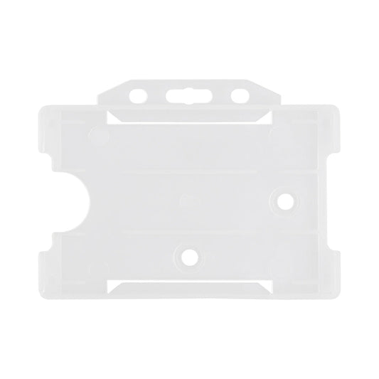 Rigid Plastic Card Holder - Double Sided