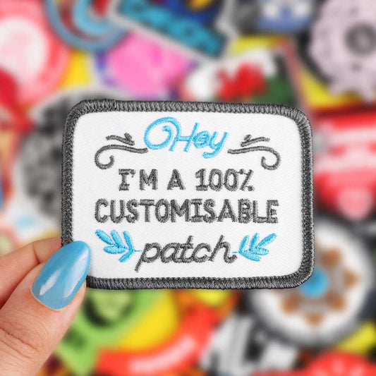 10 x Custom Made Embroidered Patches