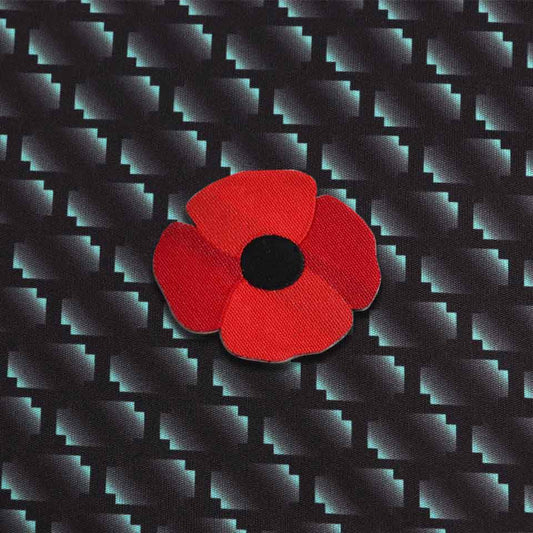 Remembrance Day Poppy Patch 40mm