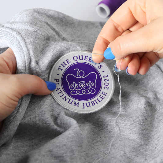 Queen's Platinum Jubilee Woven Patch