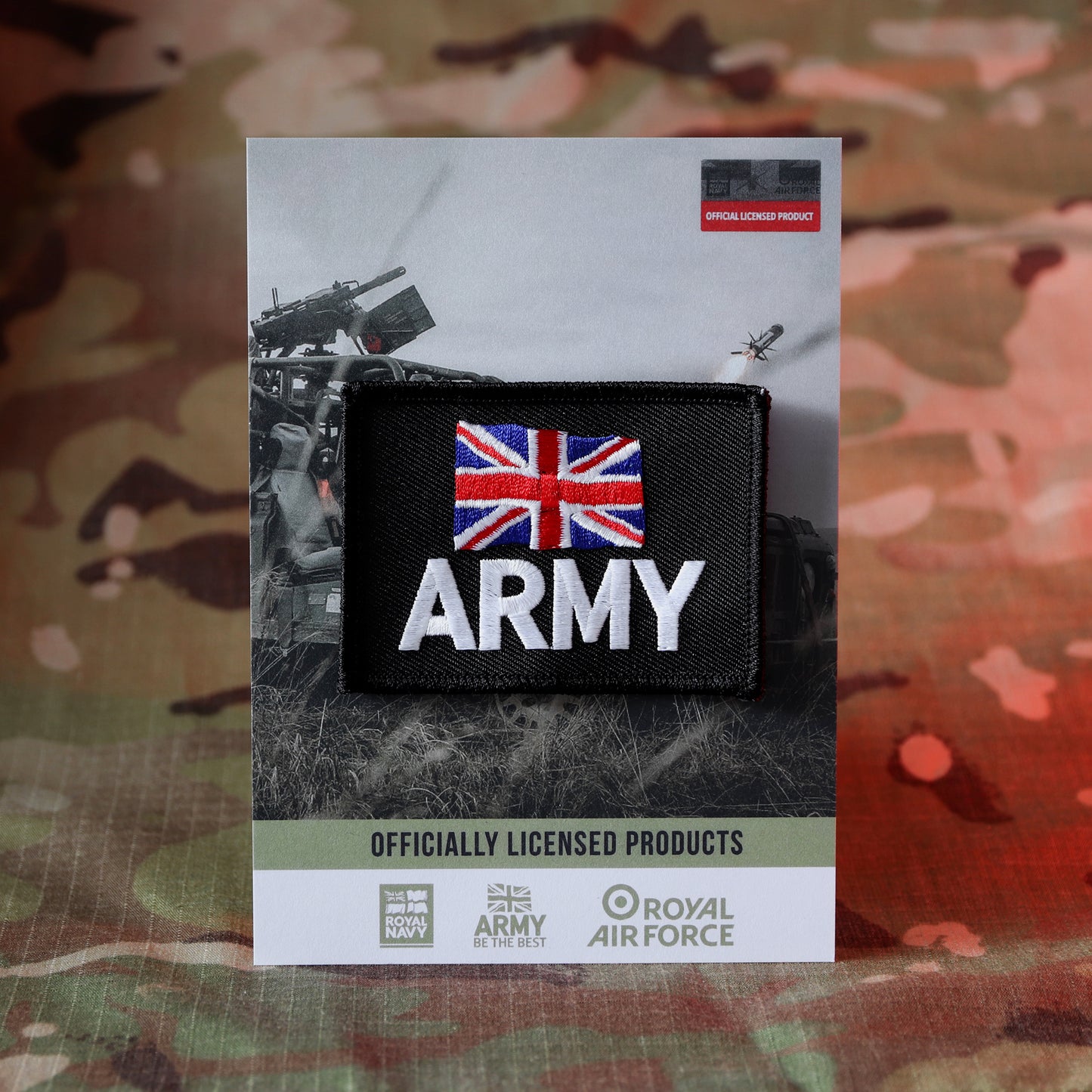 British Army Union Jack Embroidered Patch