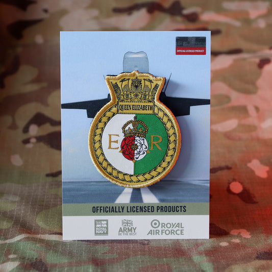 HMS Queen Elizabeth Royal Navy Woven Patch