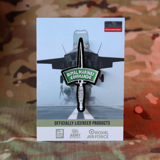 Royal Marines Commando Fairbairn Sykes Embroidered Patch