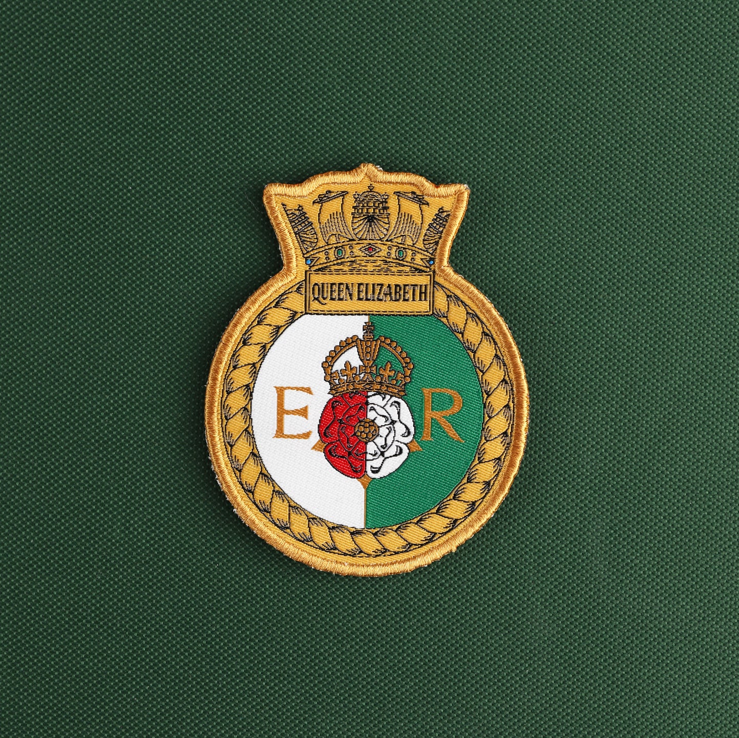 HMS Queen Elizabeth Royal Navy Woven Patch