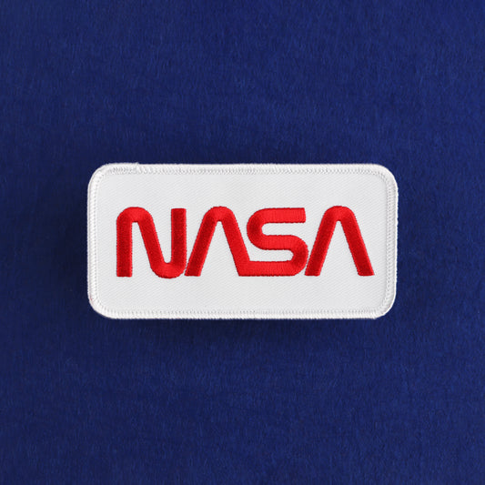 NASA Worm Embroidered Patch