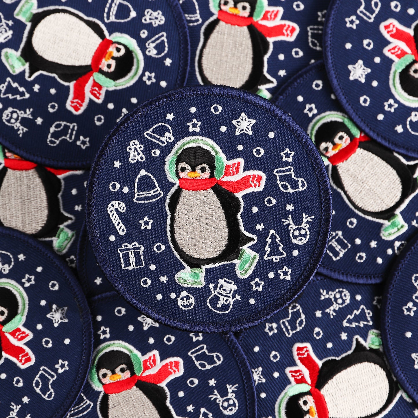 Christmas Penguin Patch