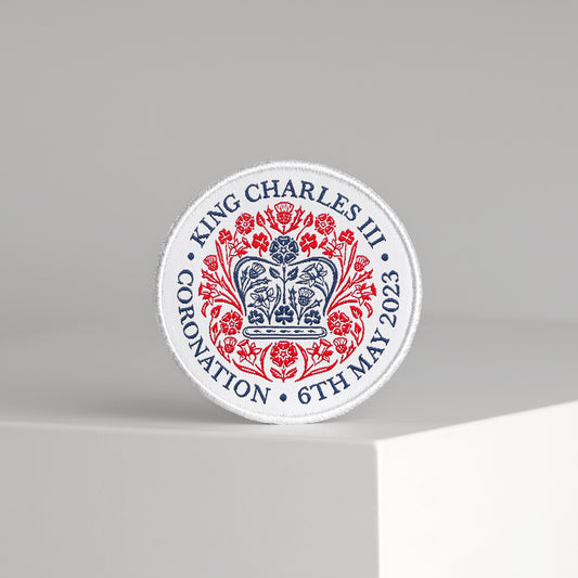 King Charles III Coronation Woven Patch