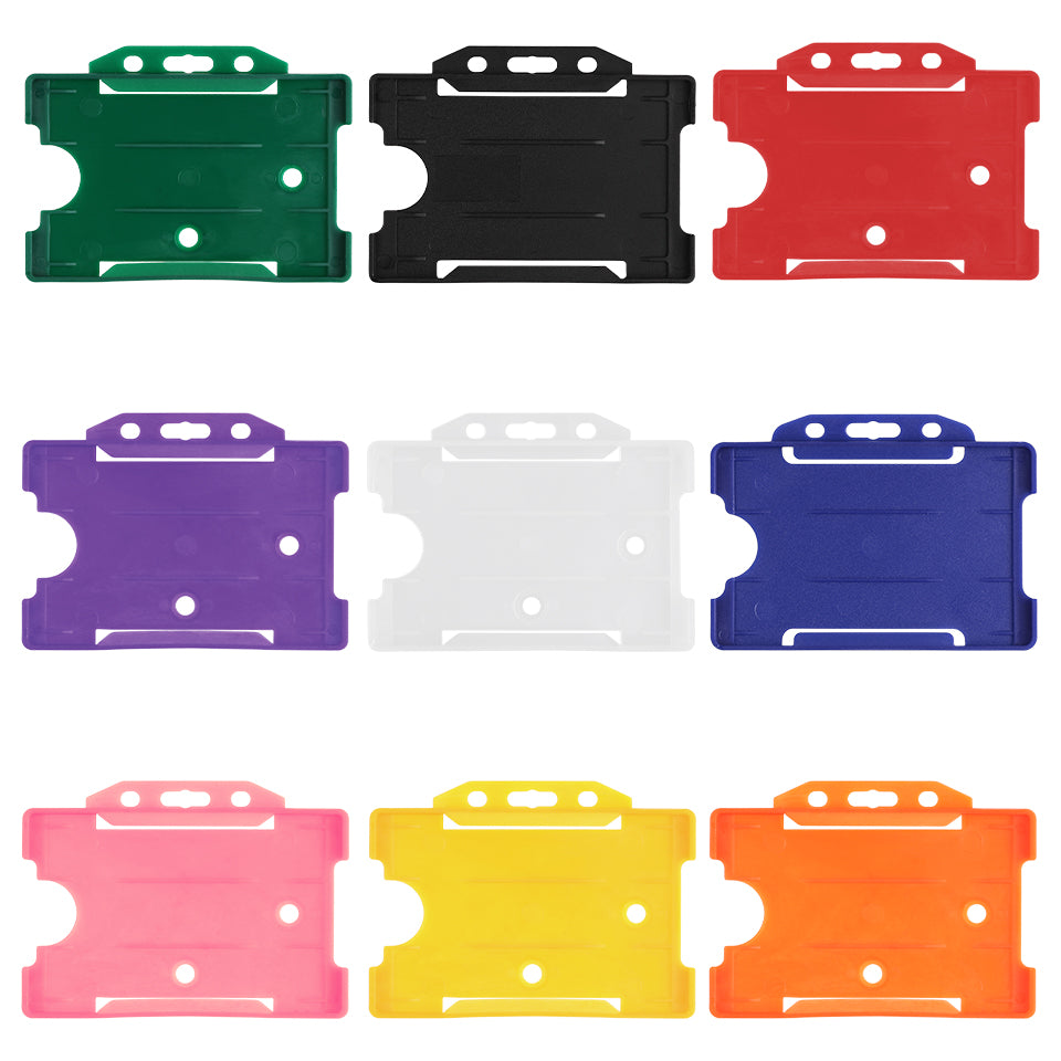 Rigid Plastic Card Holder - Single Sided