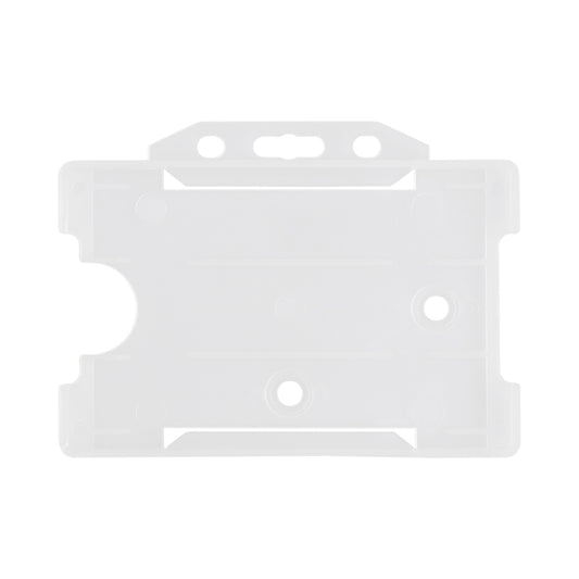 Rigid Plastic Card Holder - Single Sided