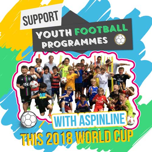 Support Youth Football with Aspinline this World Cup!