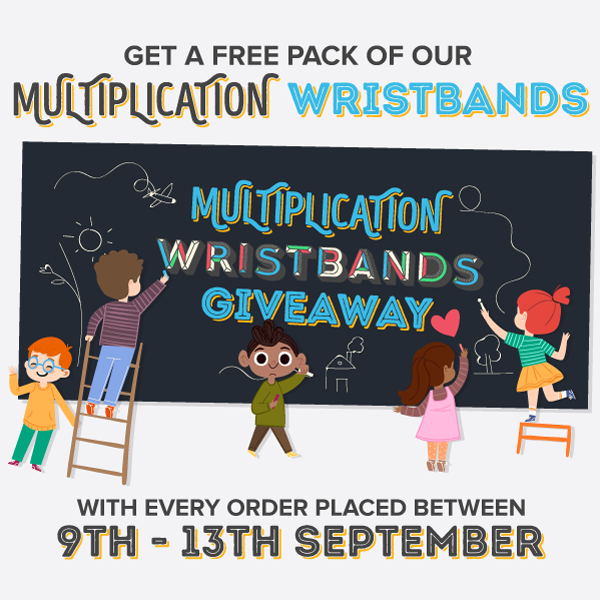 Multiplication Wristbands Giveaway!