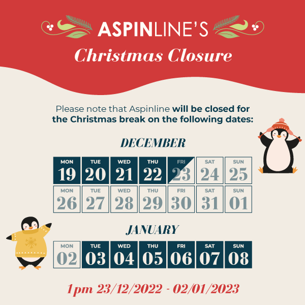 Christmas Closure Notice 2022