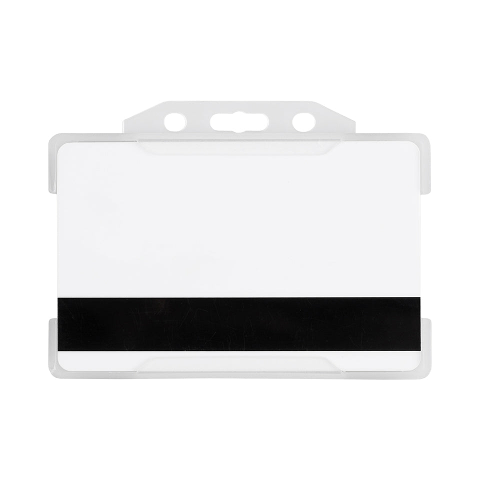 Rigid Plastic Card Holder - Double Sided
