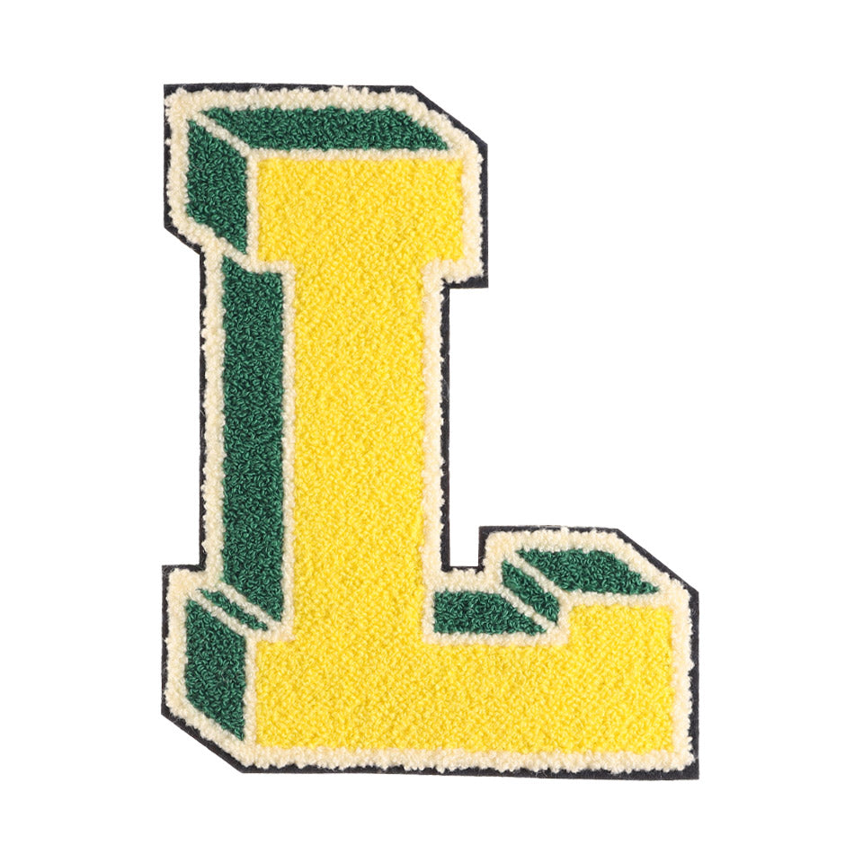 Letter L chenille patch