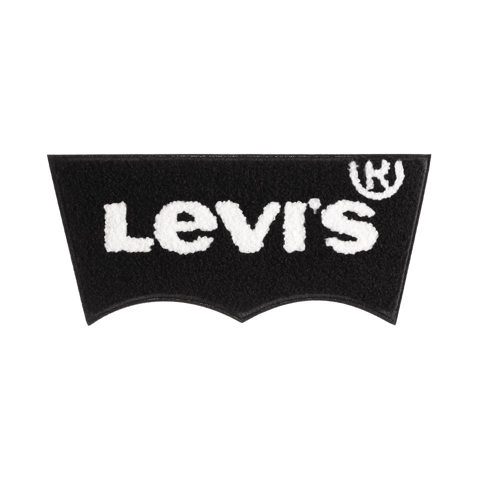 Levi's batwing black chenille patch