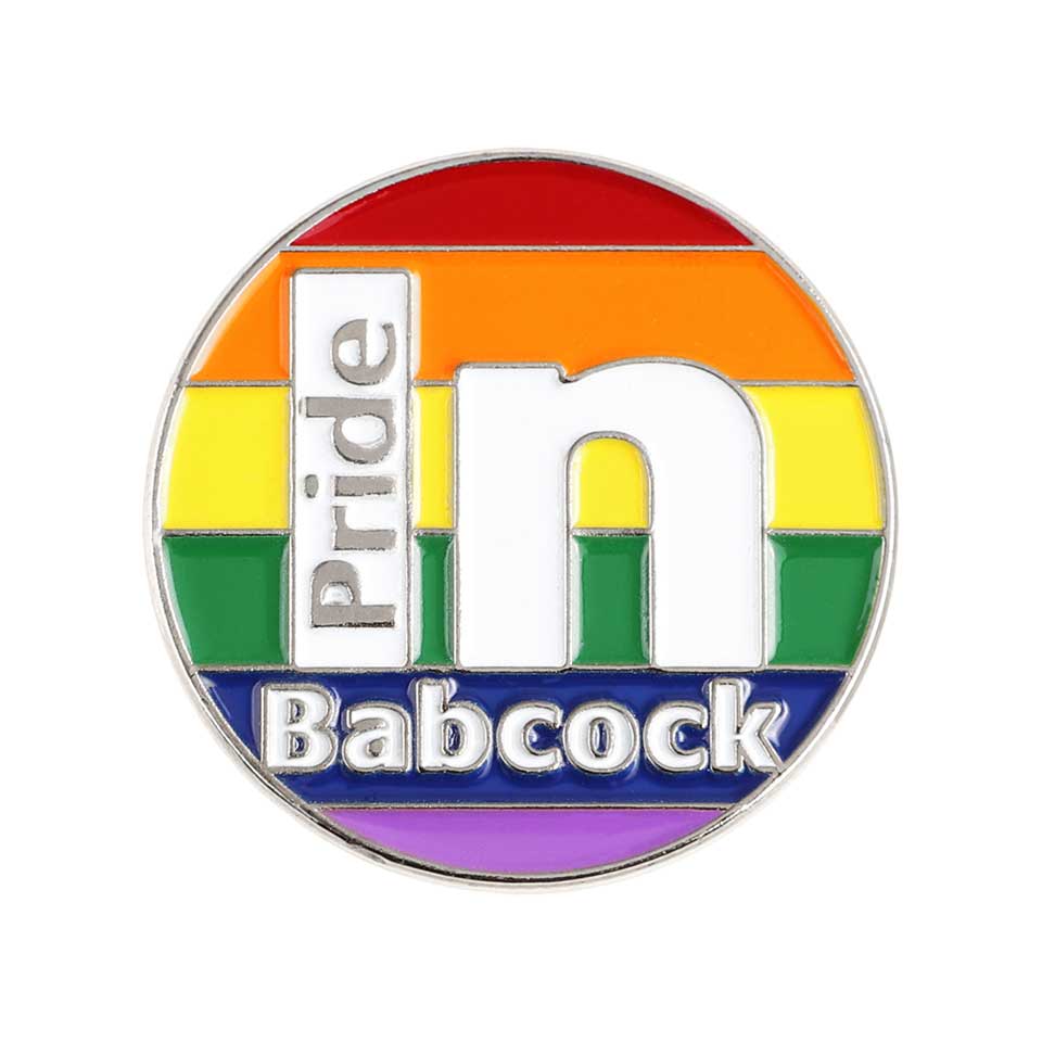 Pride babcock soft enamel pin badge