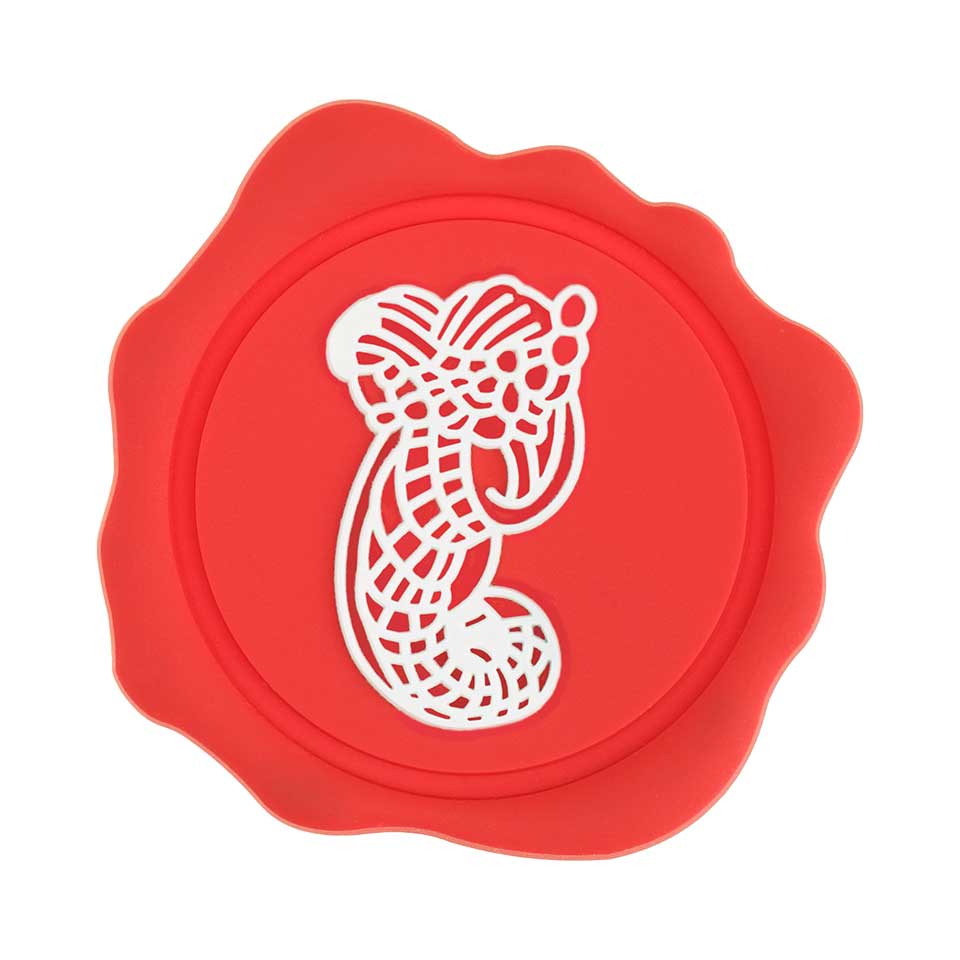Red PVC patch