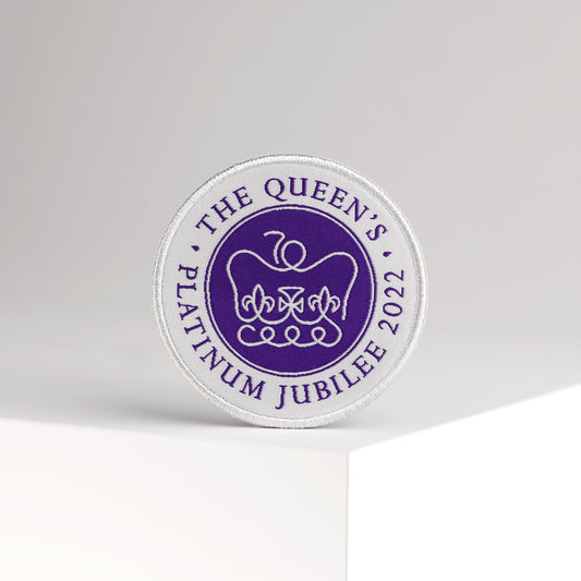 Queen's Platinum Jubilee Woven Patch