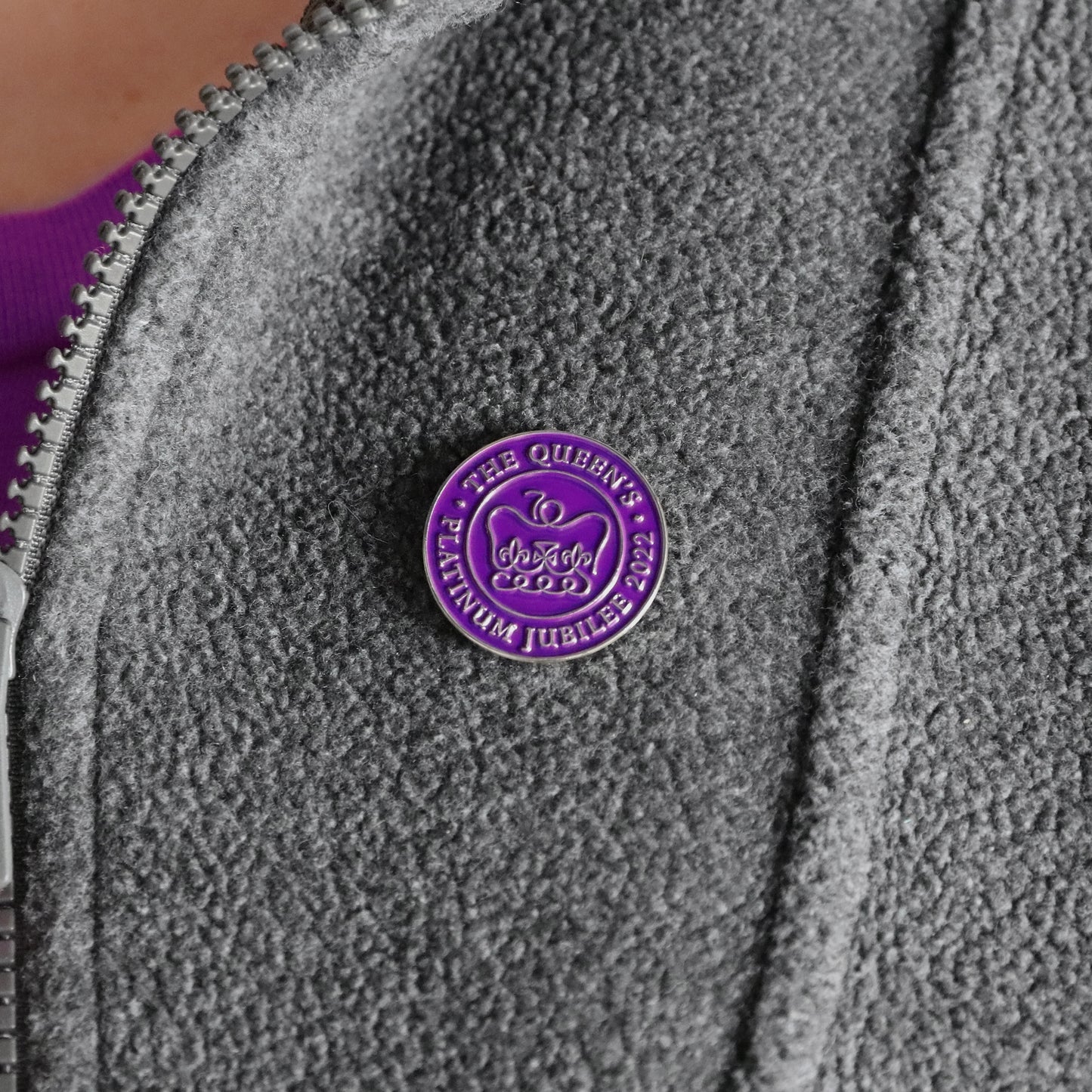 Queen's Platinum Jubilee Pin Badge