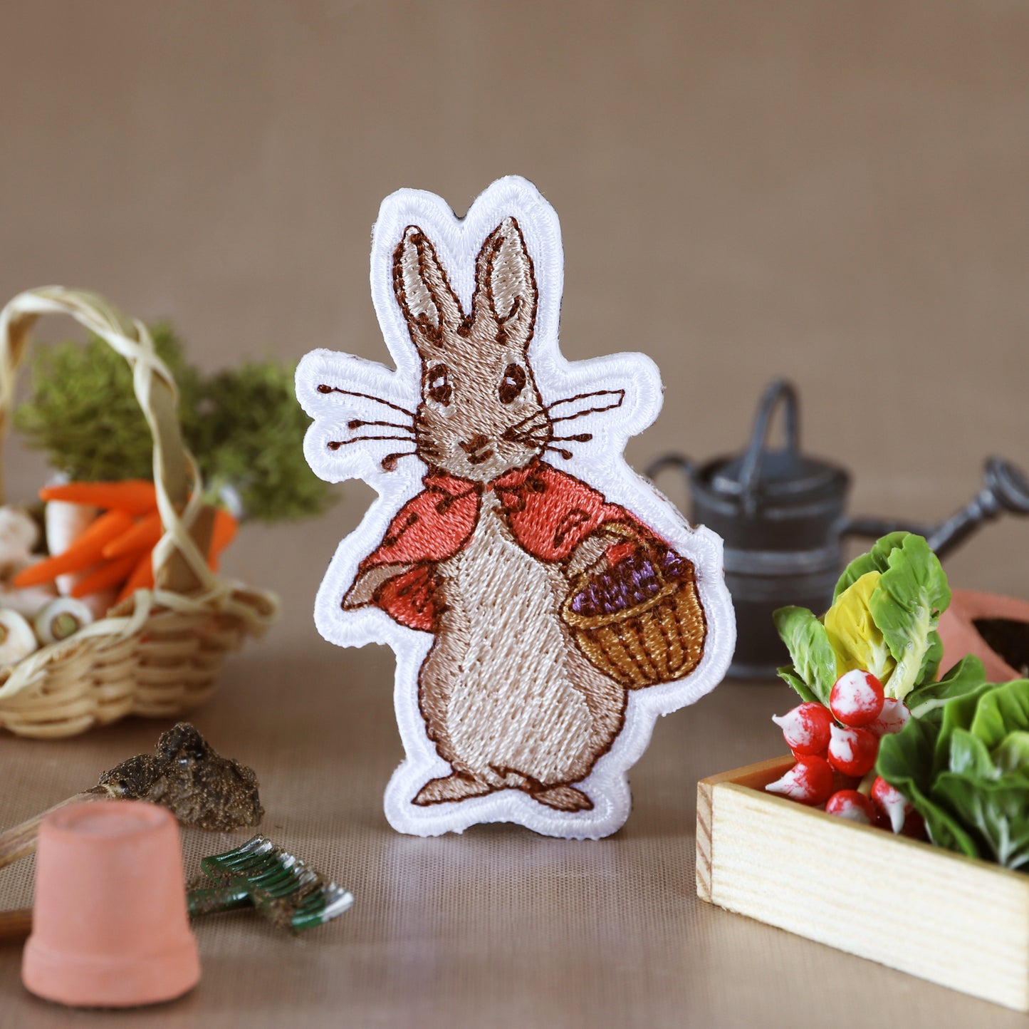 Flopsy Bunny Embroidered Patch - Beatrix Potter
