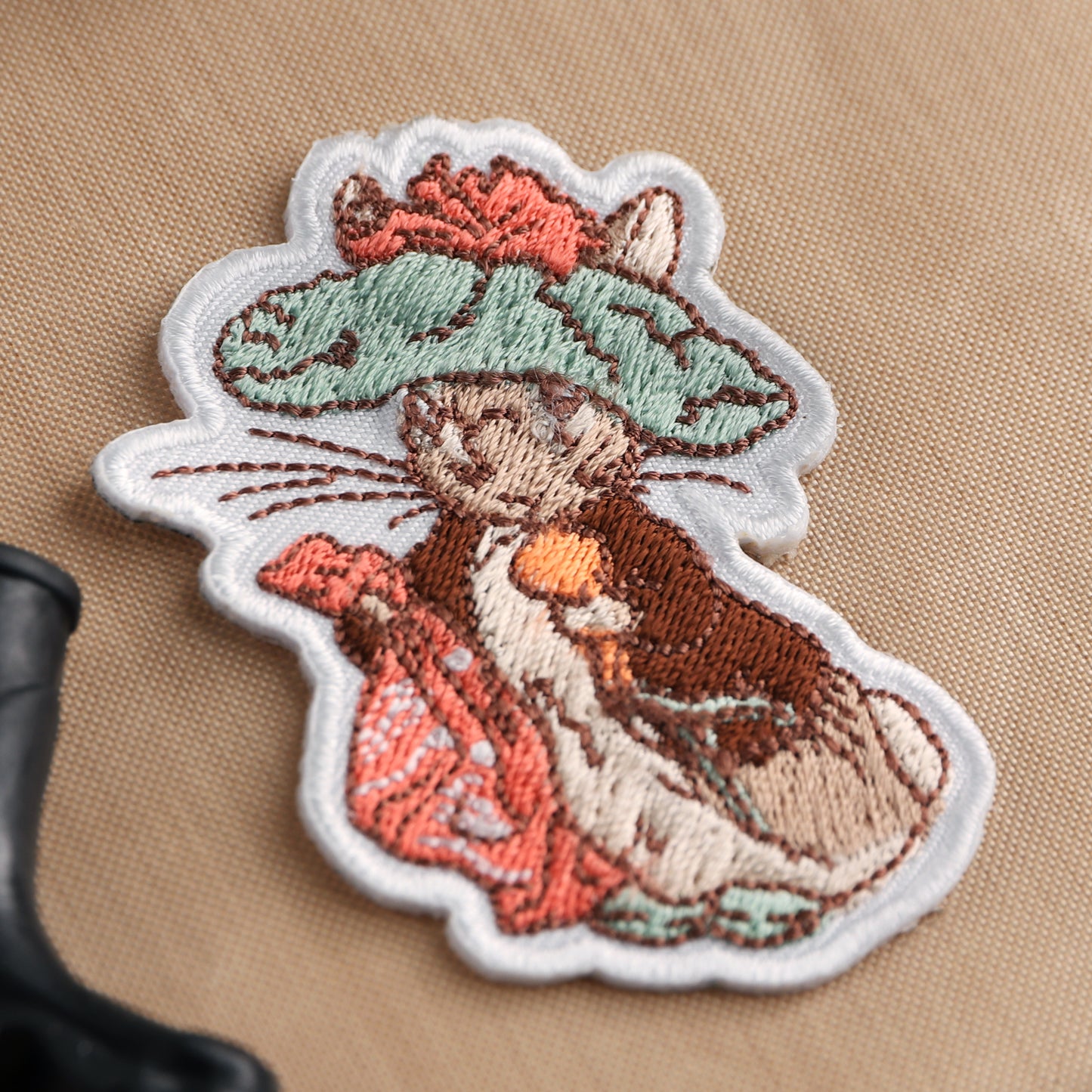 Benjamin Bunny Embroidered Patch - Beatrix Potter