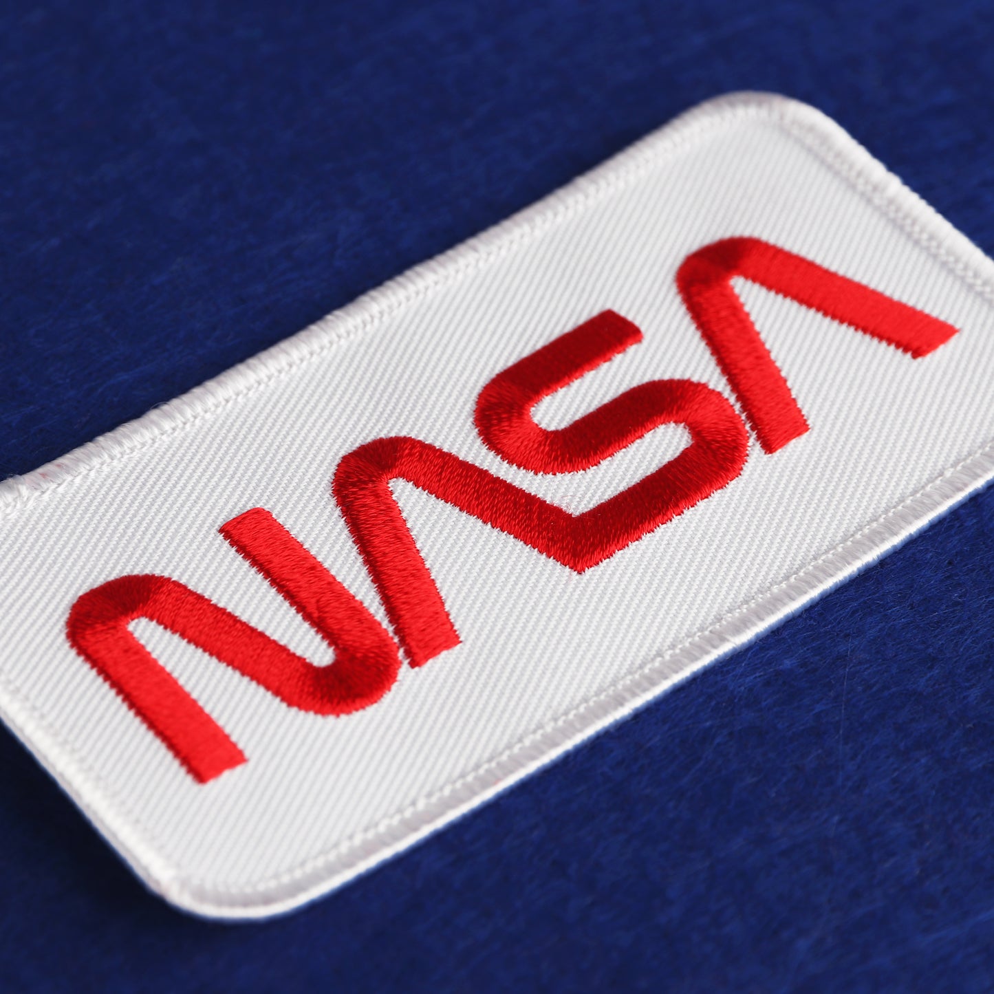 NASA Worm Embroidered Patch