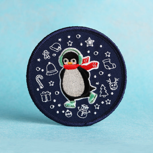 Christmas Penguin Patch