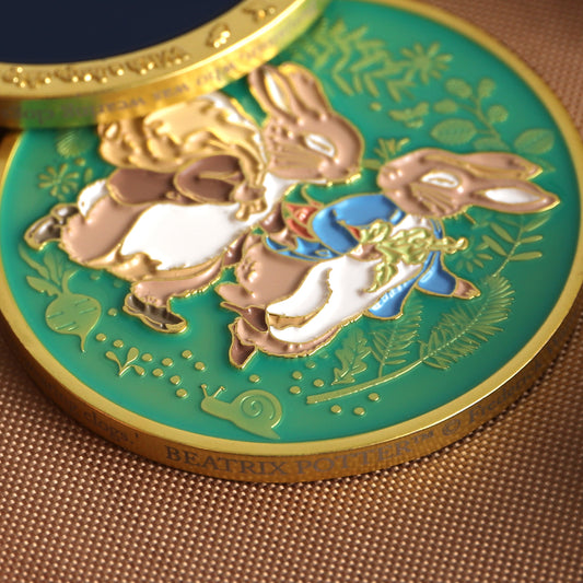 Peter Rabbit 120 Years Commemorative Coin - Beatrix Potter
