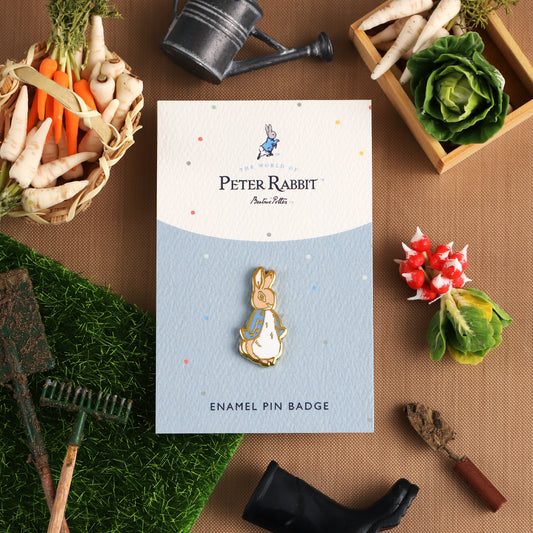 The Tale of Peter Rabbit Pin Badge - Beatrix Potter