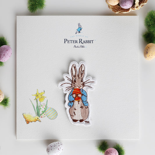 Peter Rabbit Easter Patch & Greeting Card - Beatrix Potter