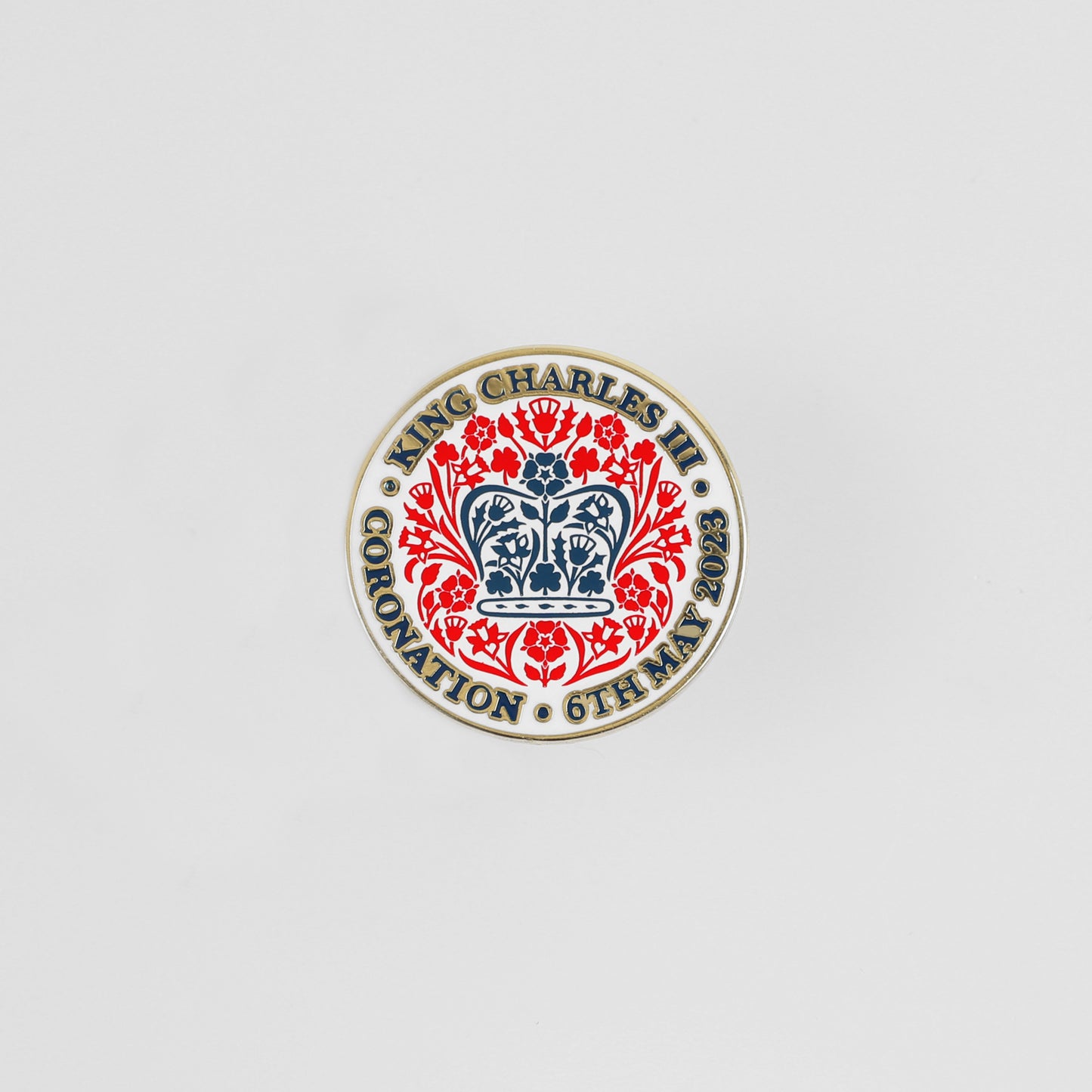 King Charles III Coronation Pin Badge