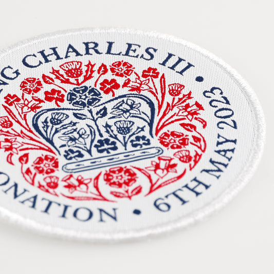 King Charles III Coronation Woven Patch