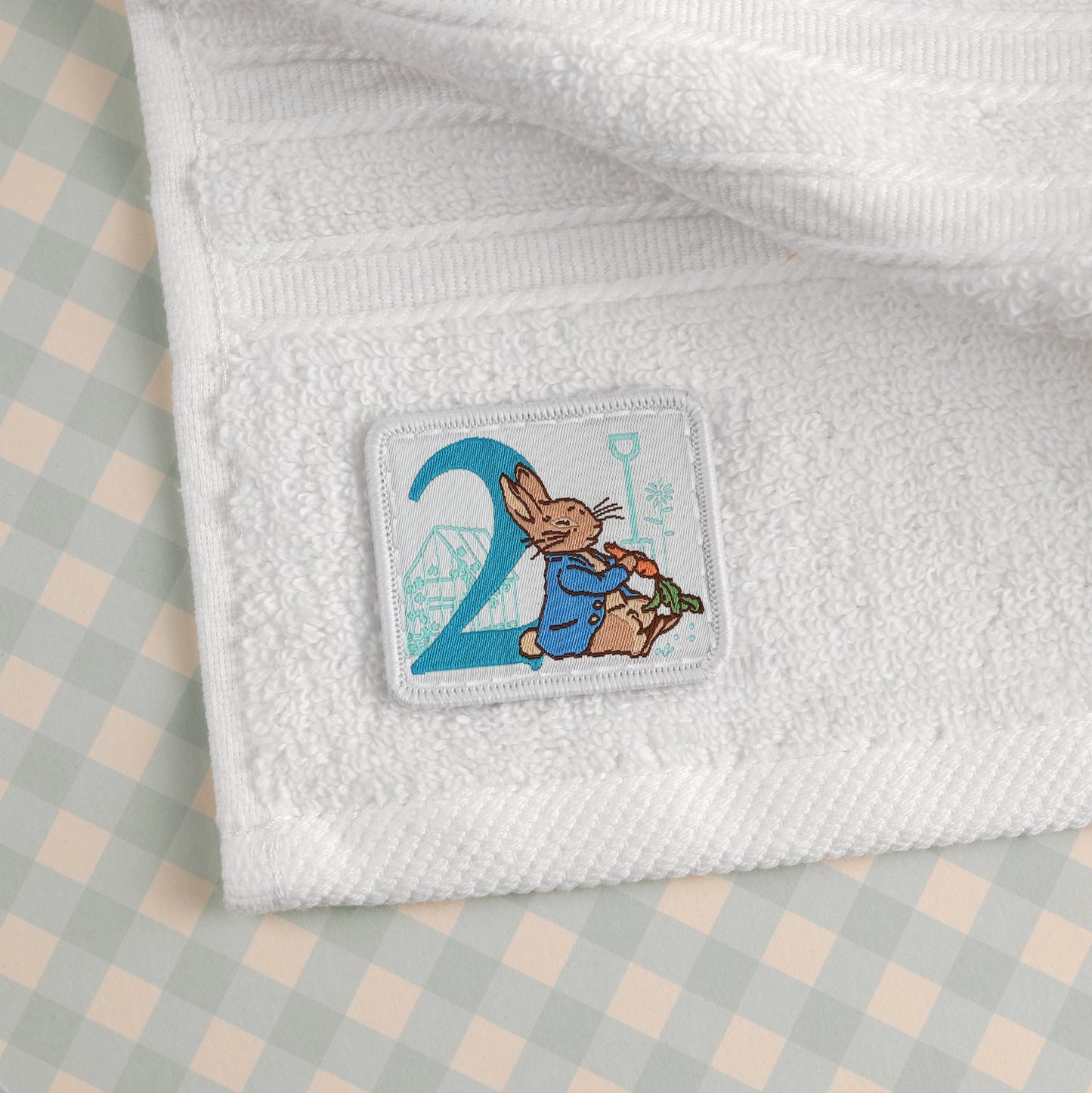 2 Year Old Peter Rabbit Woven Patch - Beatrix Potter